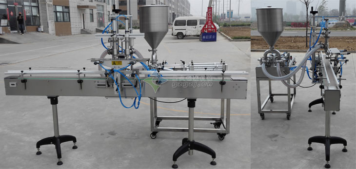 雙頭全自動辣椒醬灌裝機
